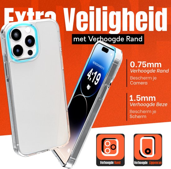 Coque My Case® pour iPhone 14 Pro Max, coque transparente résistante aux chocs