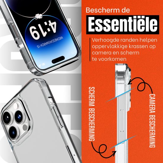 Coque My Case® pour iPhone 14 Pro Max, coque transparente résistante aux chocs