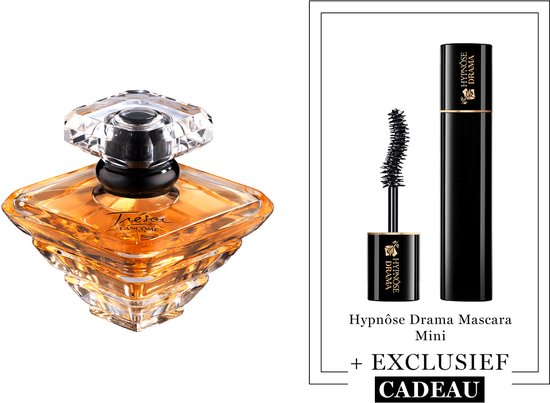 Lancôme Trésor Eau de Parfum + Cadeau - Trésor Eau de Parfum 100ml & Hypnose Drama Mascara 2ml Cadeau – Damesgeur + Mascara – 102ml