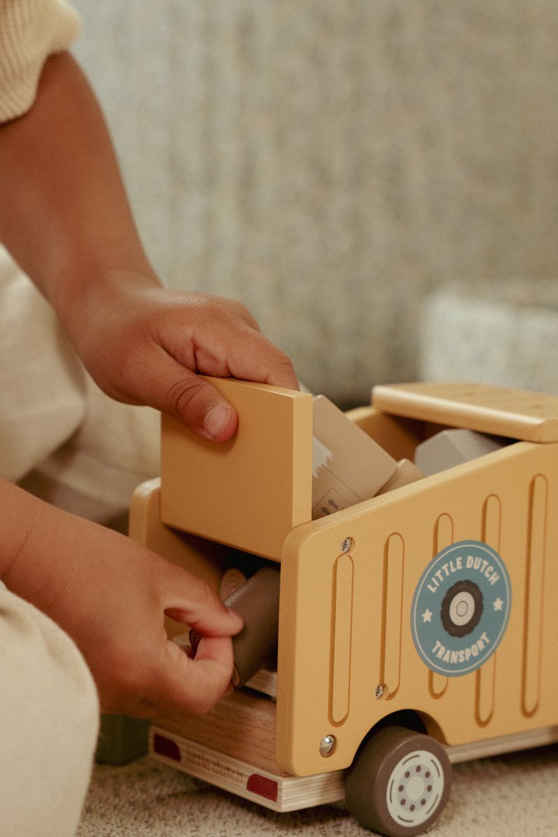 Little Dutch kiepwagen houten speelgoed FSC gecertificeerd. — afbeelding 6