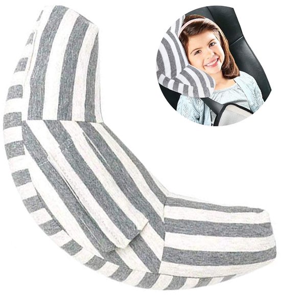 Coussin de nuque pour enfants SNQ - Coussin de siège auto - Coussin de nuque - Coussin de nuque pour voiture - Appuie-tête pour enfants et adultes - Coussin de soutien du cou