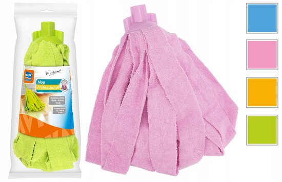 RAVI Professional Serie - Paskowy Mop Vervangstuk - Microvezel - Multicolor — afbeelding 2