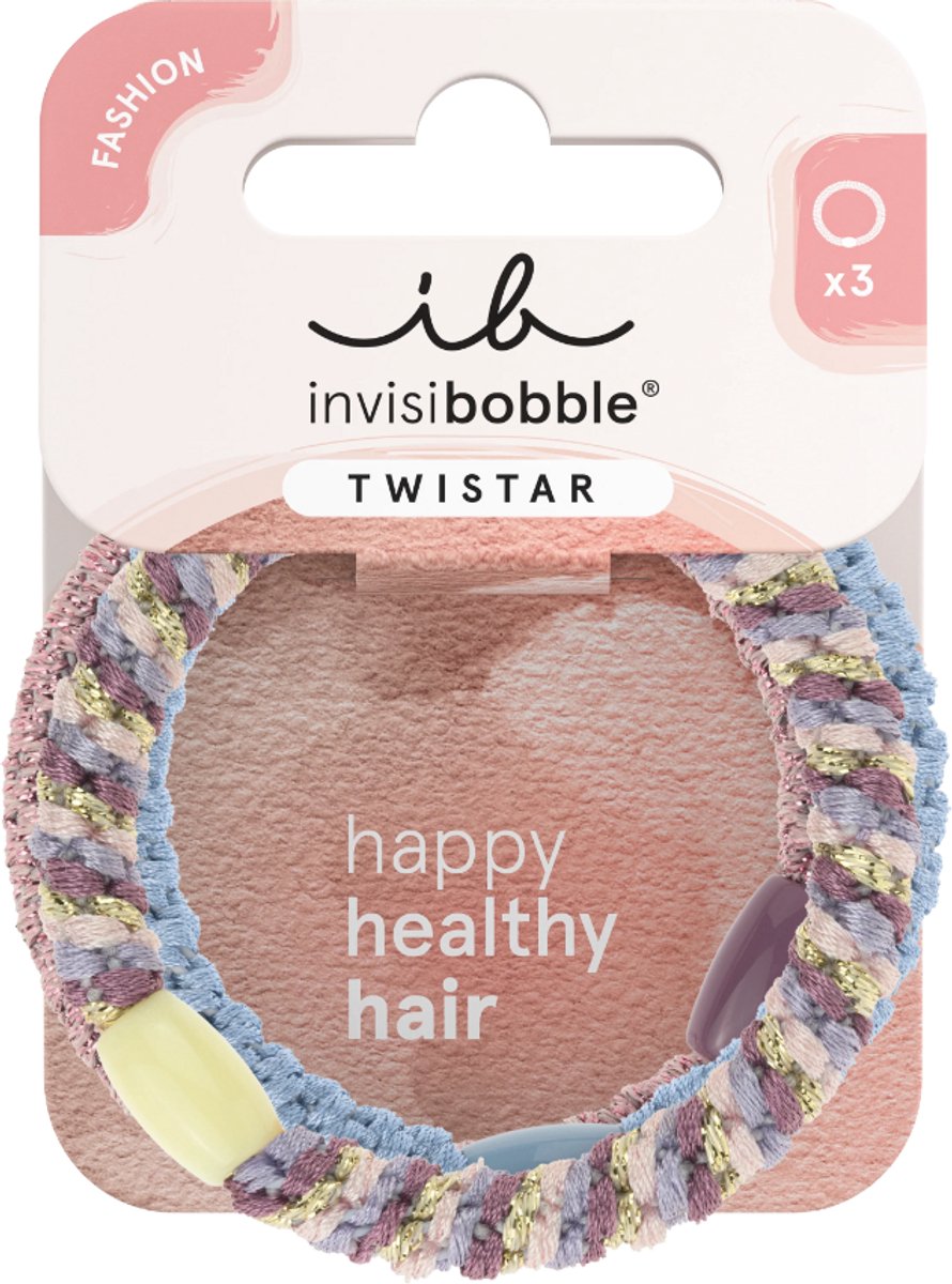 Invisibobble Twistar Lavender Braids 3st