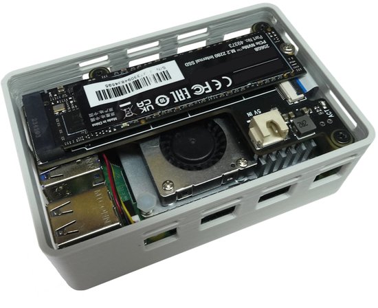 freva.com Raspberry Pi 5 8GB - NVMe SSD - Home Assistant kit | bol