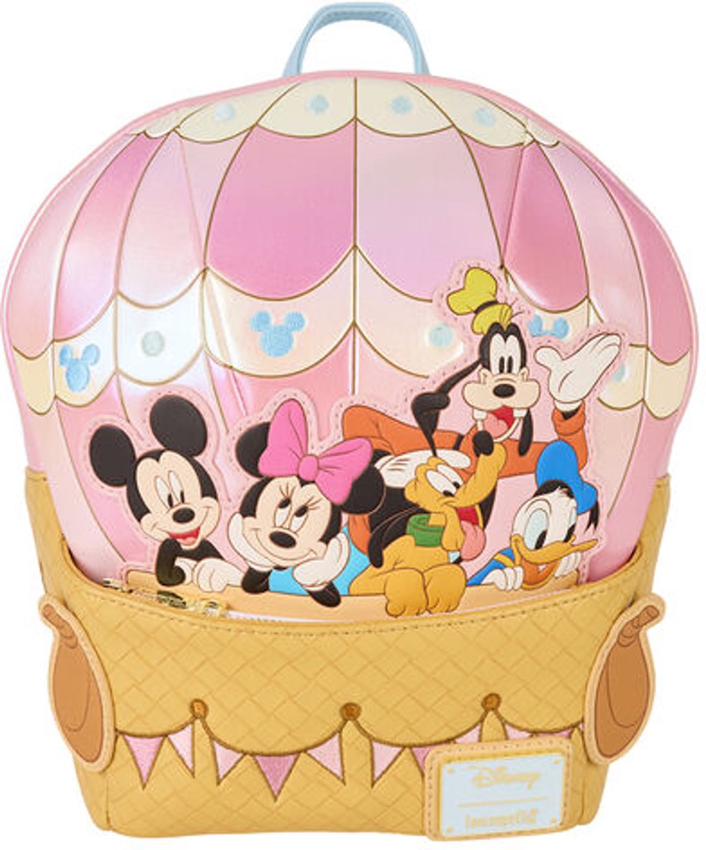 Disney Loungefly Mini Backpack Mickey & Friends Hot Air Balloon