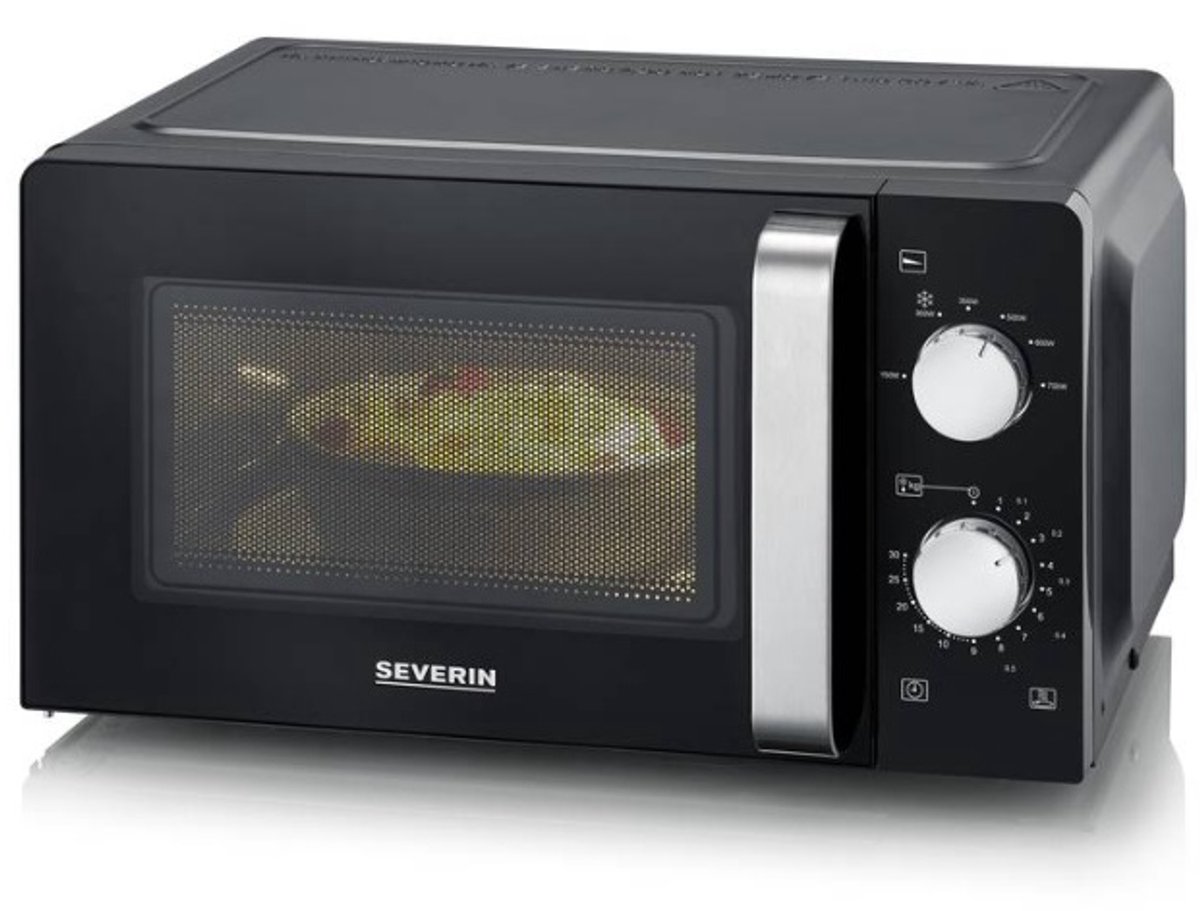 Severin MW 7886 - Solo magnetron - 17 Liter – 6 Vermogensstanden – Compact - Zwart — afbeelding 6