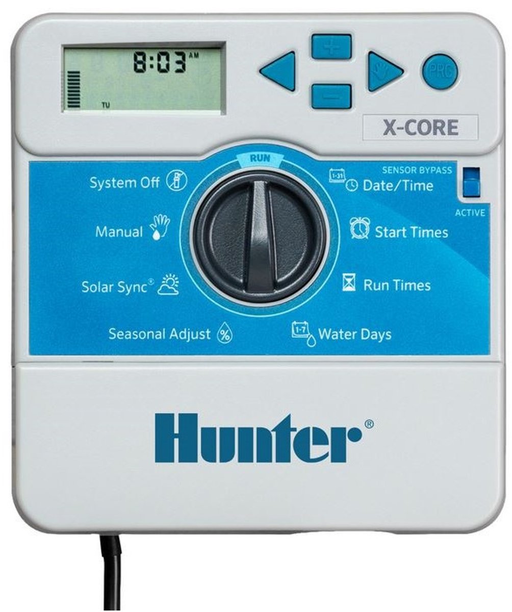 indoor programmeur 4 stations 3 programma's - hunter - xc-401i-e