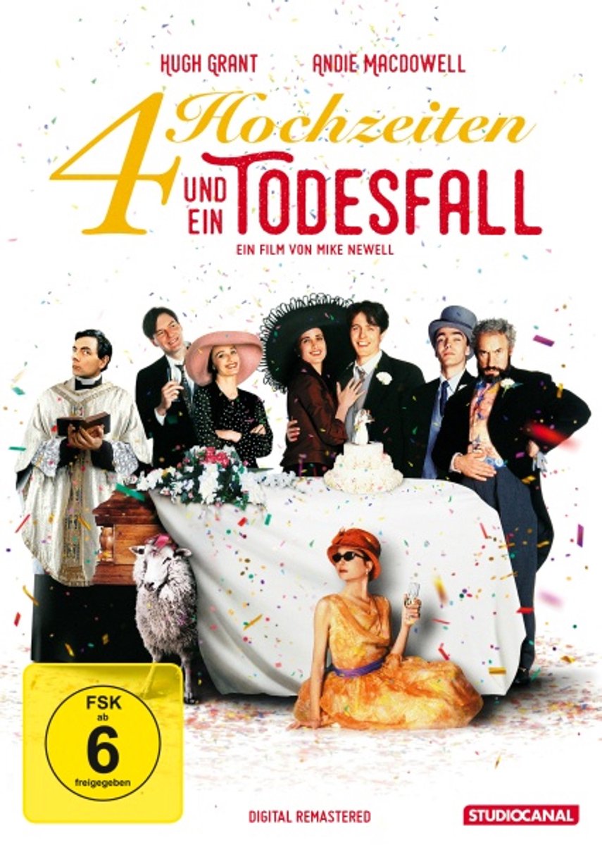 PLAION Vier Hochzeiten und ein Todesfall DVD Duits, Engels