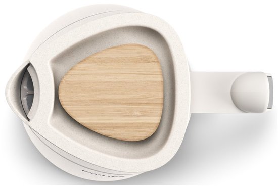 Philips HD9365/10 bovenaanzicht met bamboe deksel