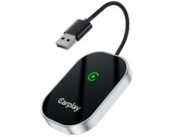 George Napoli CarPlay Dongle Draadloos – Adapter voor Apple CarPlay & Android Auto – USB-A & USB-C – Q1AH
