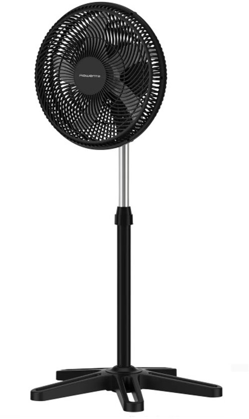 Rowenta Turbo Essential VU3110 statiefventilator, krachtige stille ventilator, 3 snelheden, energiezuinig, verstelbaar