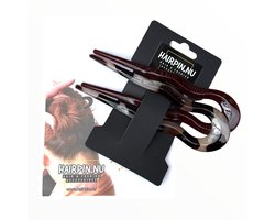 Hairpin-Haarstick-Haarspeld-Haaraccessoire-Haarmode-2stuks-bruin