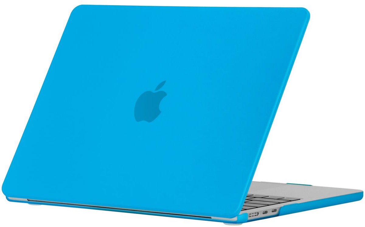 Mobigear Laptophoes geschikt voor Apple MacBook Air 13 Inch (2022-2026) Hoes Hardshell Laptopcover MacBook Case | Mobigear Matte - Blauw - Model A2681 / A3113 / A3240 / A3449