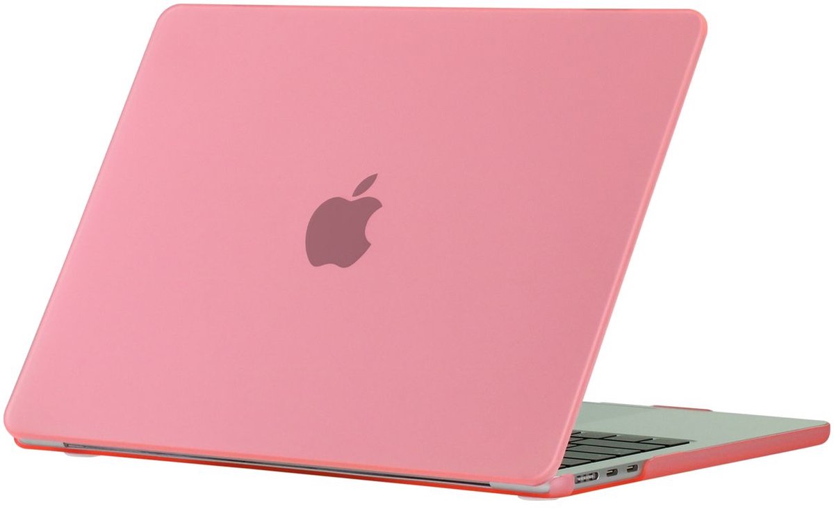 Mobigear Laptophoes geschikt voor Apple MacBook Air 13 Inch (2022-2026) Hoes Hardshell Laptopcover MacBook Case | Mobigear Matte - Roze - Model A2681 / A3113 / A3240 / A3449