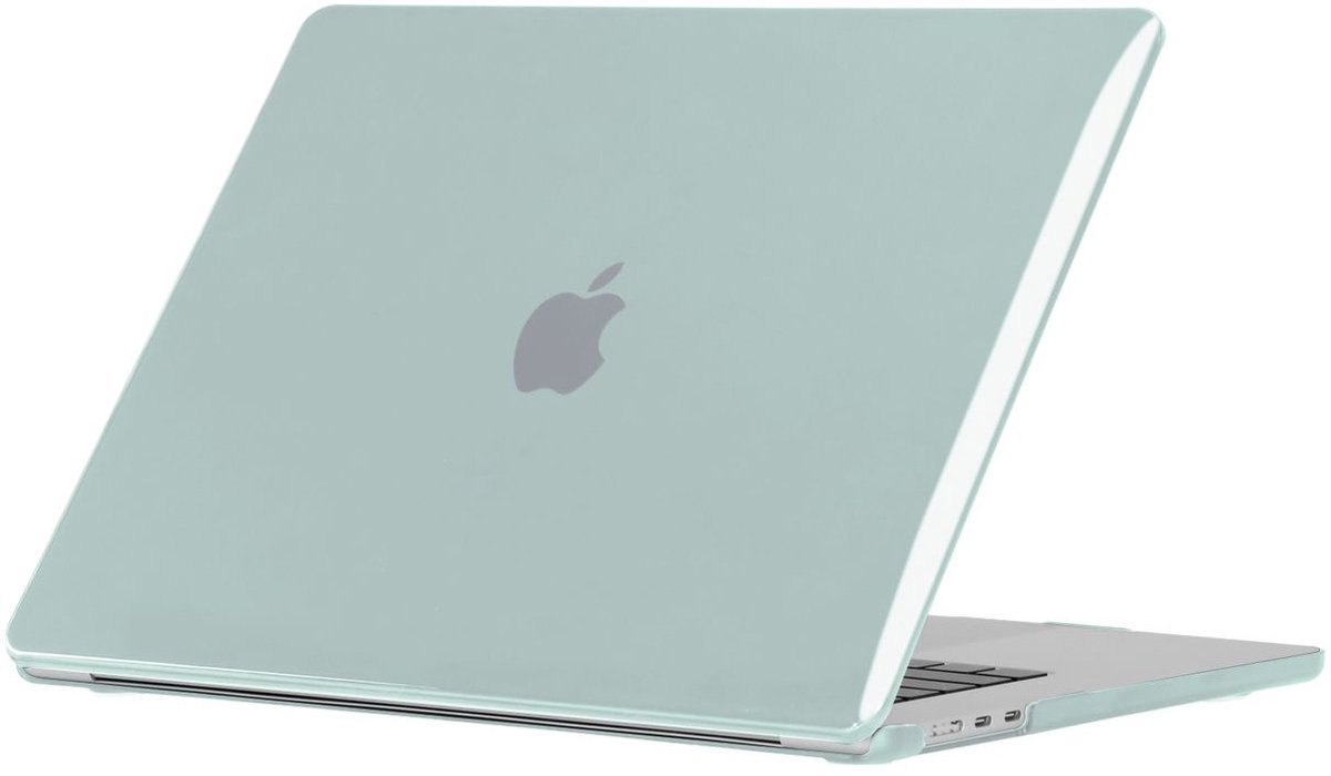 Mobigear Laptophoes geschikt voor Apple MacBook Air 13 Inch (2022-2026) Hoes Hardshell Laptopcover MacBook Case | Mobigear Glossy - Groen - Model A2681 / A3113 / A3240 / A3449