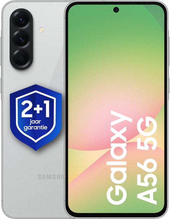 Samsung Galaxy A56 - 5G - 128GB - Awesome Light Gray + 1 jaar extra garantie
