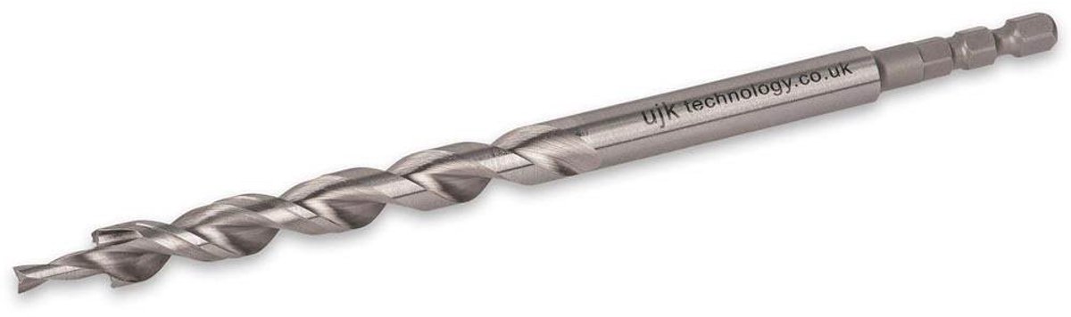 UJK Pocket Hole Drill Bit - Hex Shank D/Groove