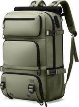 Bange 3 in 1 Multifunctionele Rugtas - Dames en Heren - 30L - TSA Slot - Sporttas - Waterdicht - Afneembare heuptas - Handbagage - Groen