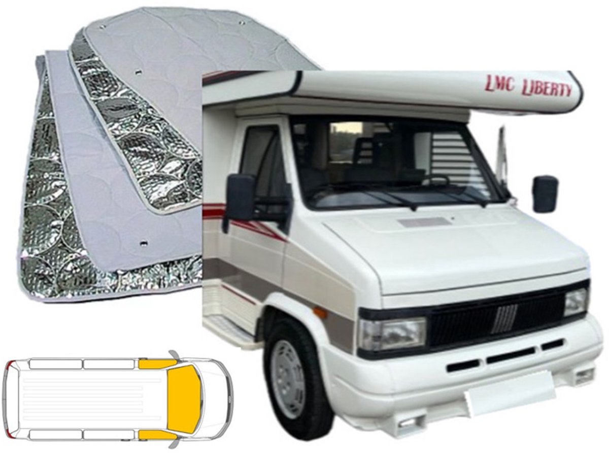 Raamisolatie Fiat Ducato Citroen C25 Peugeot J5 Bouwjaar 1988-1991/1993 3 delig voorzijde