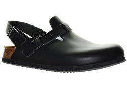 Birkenstock Tokio muilen voor dames en heren - zwart