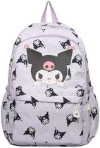 Rugzak - Sanrio - Kuromi - 43CM - Rugtas - Schooltassen - Schooltas Meisje - Laptop vak - Laptop Tas - Laptop Rugzak - My Melody - Rugtas Meisje - Rugtas Dames - Rugtassen - Rugzakken - Laptoptas - Rugzak Kind - Back To School