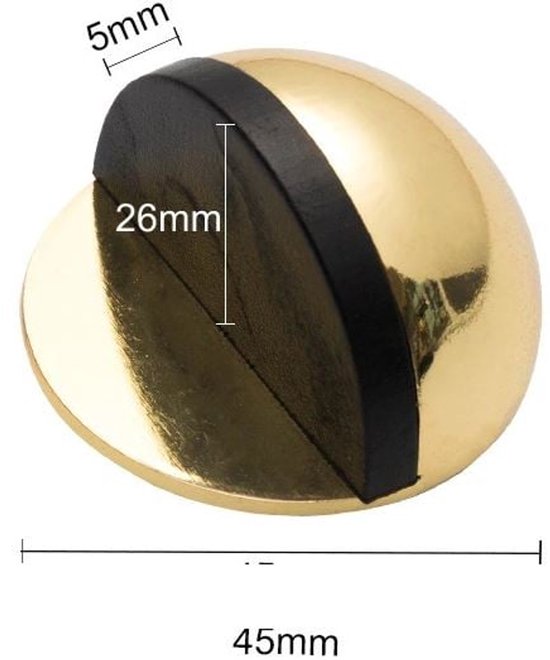 Spiegel schroef decoratieafdekking, gepolijst roestvrij staal, 8 stks-10 mm