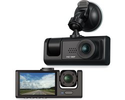 Dual Dashcam WiFi - Full HD - Dashcam voor auto voor en a...