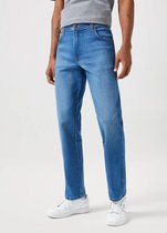 Wrangler Heren Jeans Broeken TEXAS regular/straight Fit Blauw 38W / 34L Volwassenen