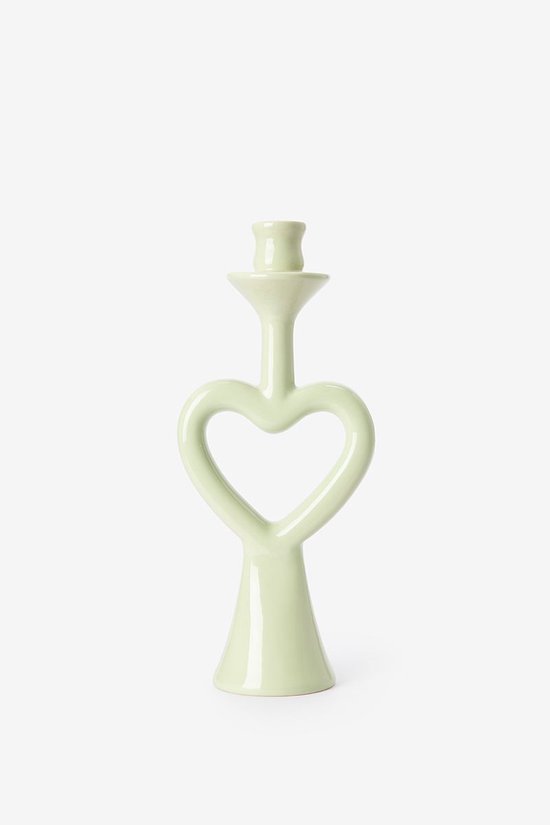 Sissy-Boy - Bougeoir vert clair coeur ouvert