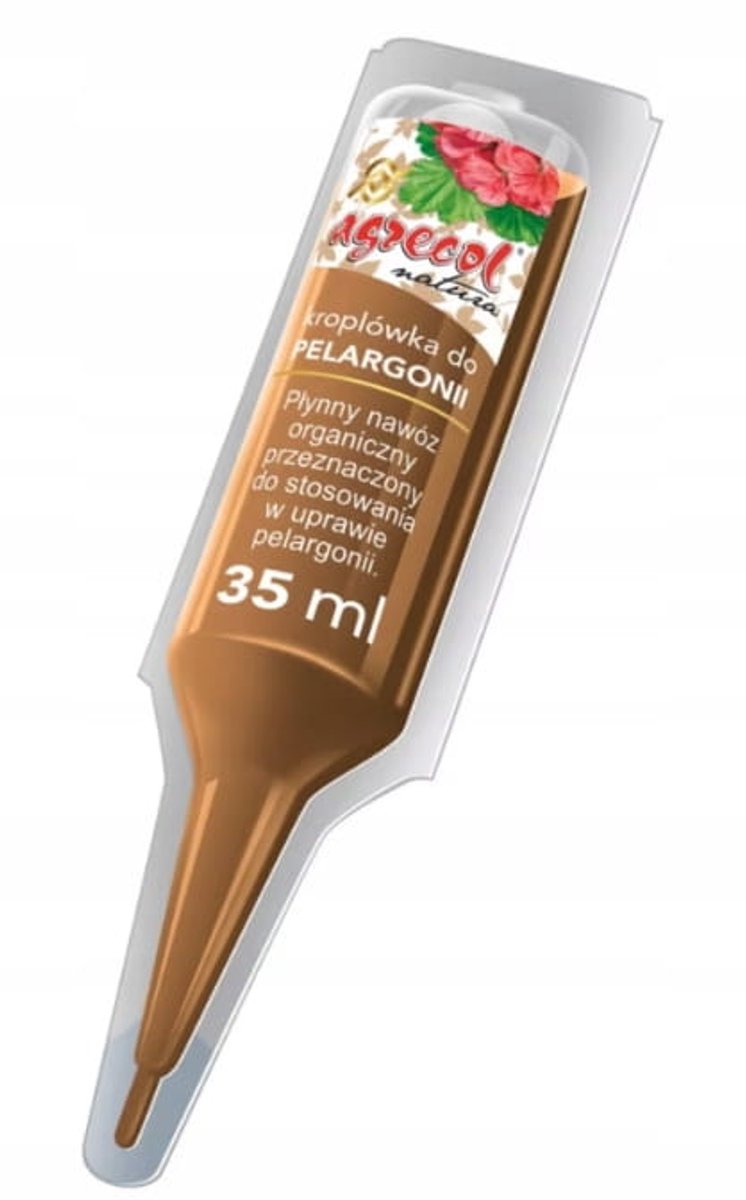 Agrecol Natura - Organische Vloeibare Meststof - 35 ml - Aansporen voor Bloei - Voor Pelargoniums
