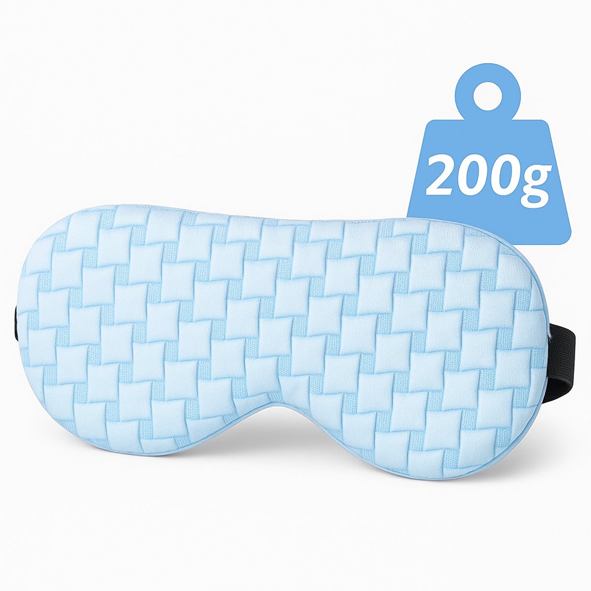 Bol.com Slaapmasker Verzwaard - Vrouwen & Mannen - Verstelbaar Oogmasker met Velvet Stof - Slaap Dieper met Ella Masker aanbieding