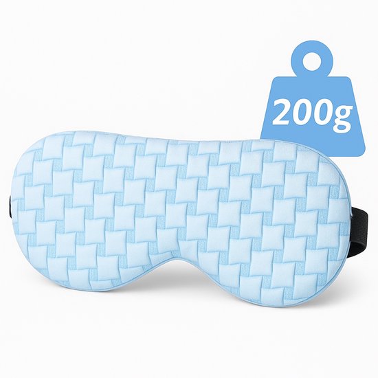 Slaapmasker Verzwaard - Vrouwen & Mannen - Verstelbaar Oogmasker met Velvet Stof - Slaap Dieper met Ella Masker