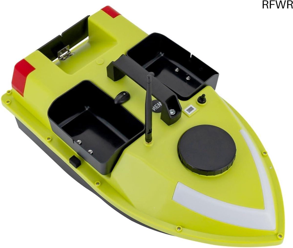 RFWR® GPS Voederboot met Licht en Echolot voor Vissers - 600m Afstand