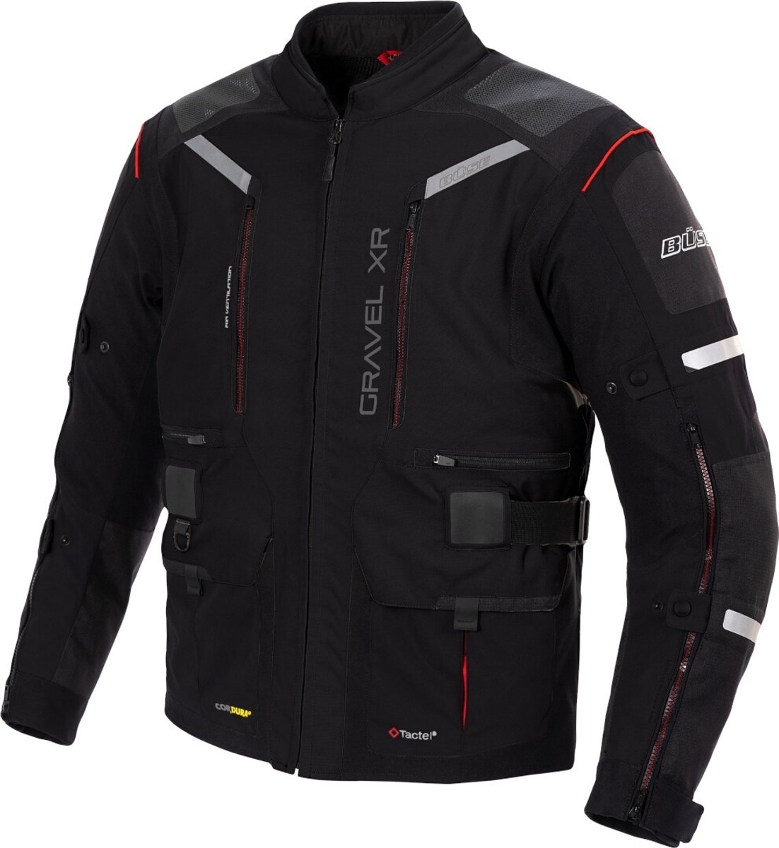 Büse Gravel XR Zwart Waterdicht Textiel Jas - Jas
