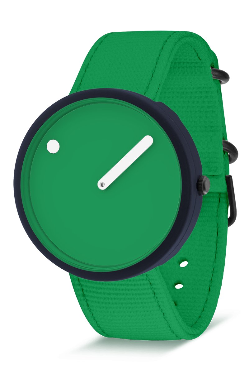 Picto Ocean Ghost Nets Starboard Green Designhorloge - Groen - R44029-R025 - 40mm