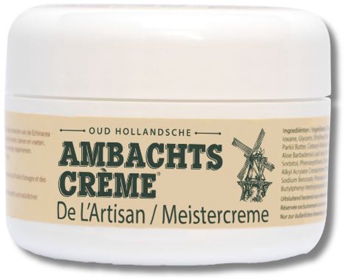 Ambachtscrème 200ml, MJ Drent Products BV, Oud Hollandsche Ambachtscrème, bodycrème, handcrème, voetcrème
