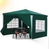 Garden Partytent met Zijwanden - Paviljoen - 3x3 - Waterdicht - Groen
