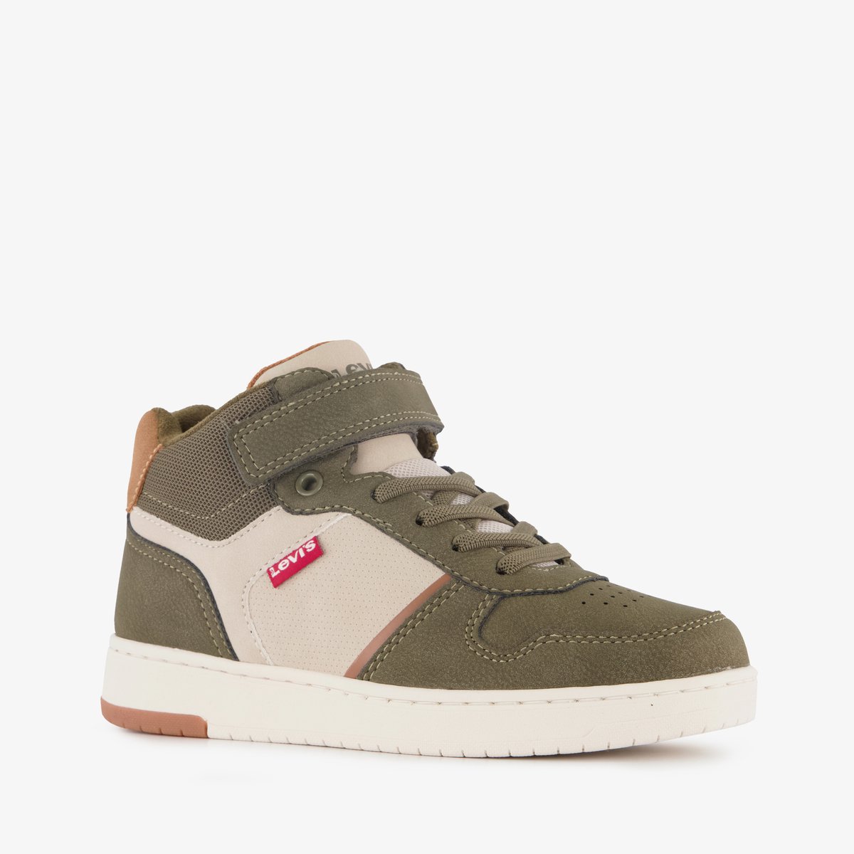 Levi’s hoge jongens sneakers – Uitneembare zool Groen