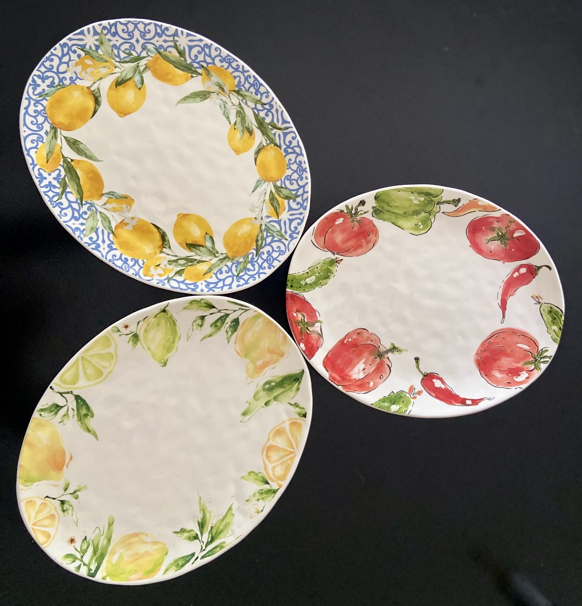 Serveerschaal Capri (31*38cm) aardewerk-zomers-citroenen