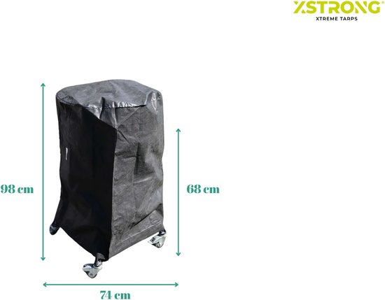 Xstrong BBQ Hoes Polyethyleen Ø74 x 98 cm