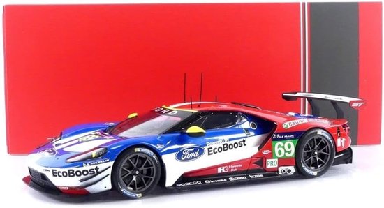 Lot De 2 Miniatures IXOMODELS 1/43 Des 24h Du Mans : Ford GT N°67 2019 Et Ford GT40 N°1 1969, Neuves