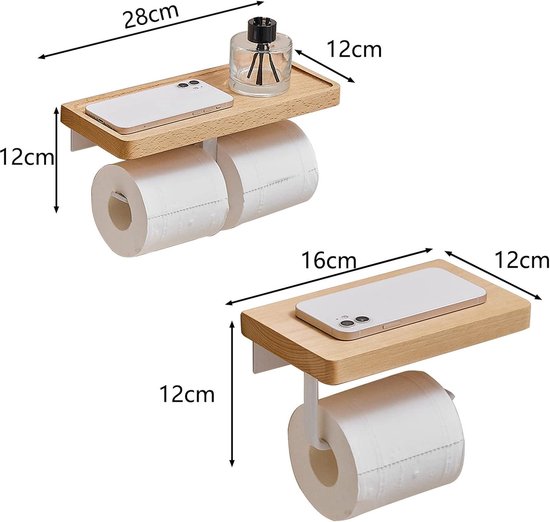 Houten Toiletrolhouder Voor Een Stijlvolle Badkamer