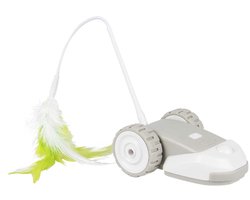 ebi kattenspeeltje Mower Mouse 10.5x8x4.6cm grijs/wit
