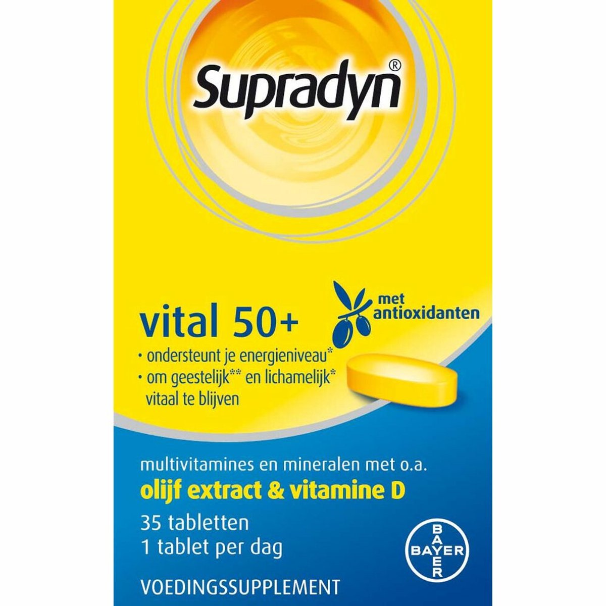 Supradyn Vital 50+ - 2 x 35 tabletten - Voordeelverpakking