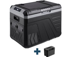 Evolar Elektrische Compressor Koelbox - 45L - 12V/230V - Inclusief Accu - Zwart