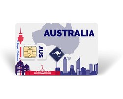 Simkaart Australië 30GB Data Prepaid Met Snel 4G/5G Internet En Bellen Op Reis Met Airport Telecom
