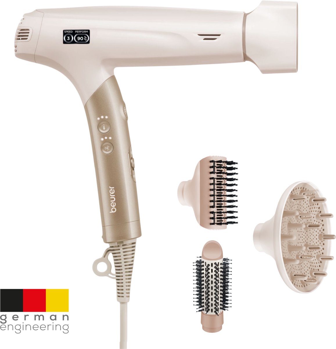 Beurer HC 150 FusionDry Pro Föhn - 4-in-1 Haardroger met - Beurer - €149,00