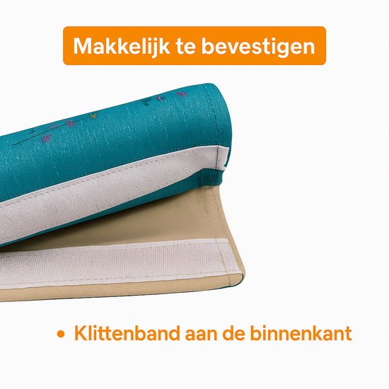 Gordelbeschermer Kind - Regenboog & Eenhoorn - 2 stuks - Kasey Products van Merkloos — afbeelding 4