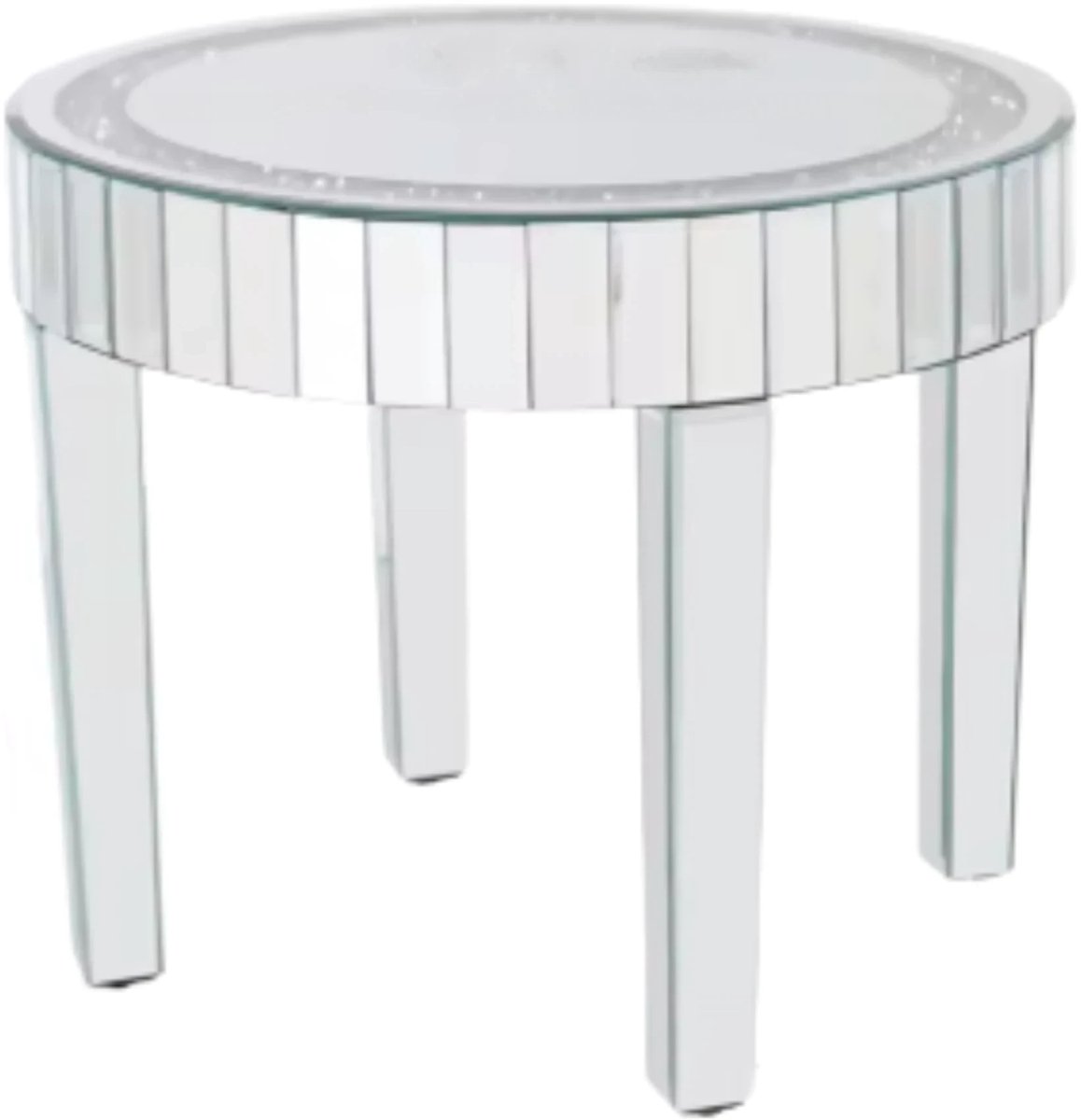 Ronde salontafel Crystal -Woonkamer - Krista l- Bijzettafel - Side table