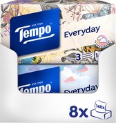Tempo tissues - Everyday - XXL box - 8 x 140 stuks = 1120 zakdoekjes